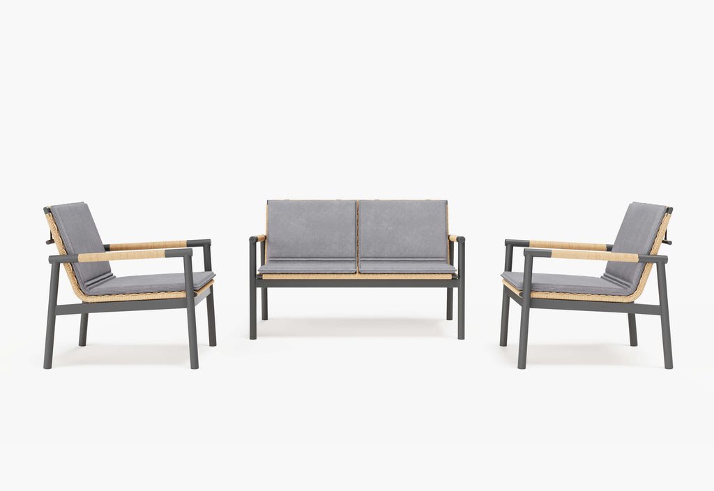 Coussins pour ensemble causeuse et conversation Flex