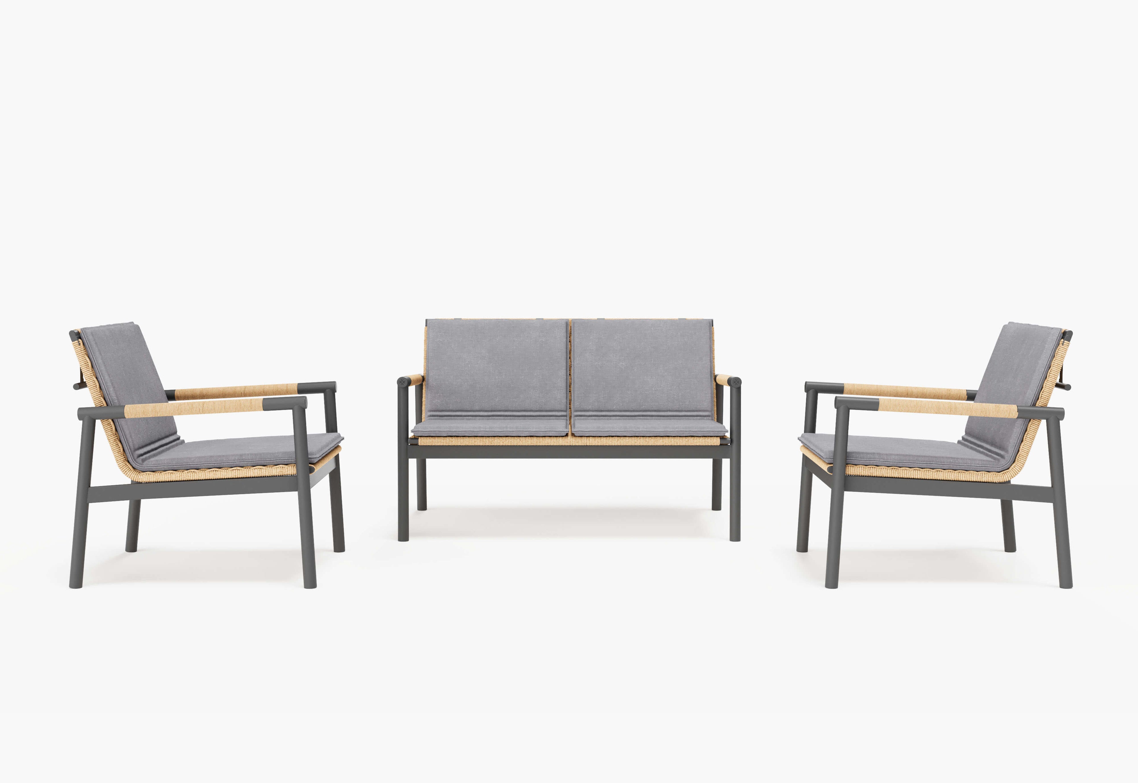 Coussins pour ensemble causeuse et conversation Flex