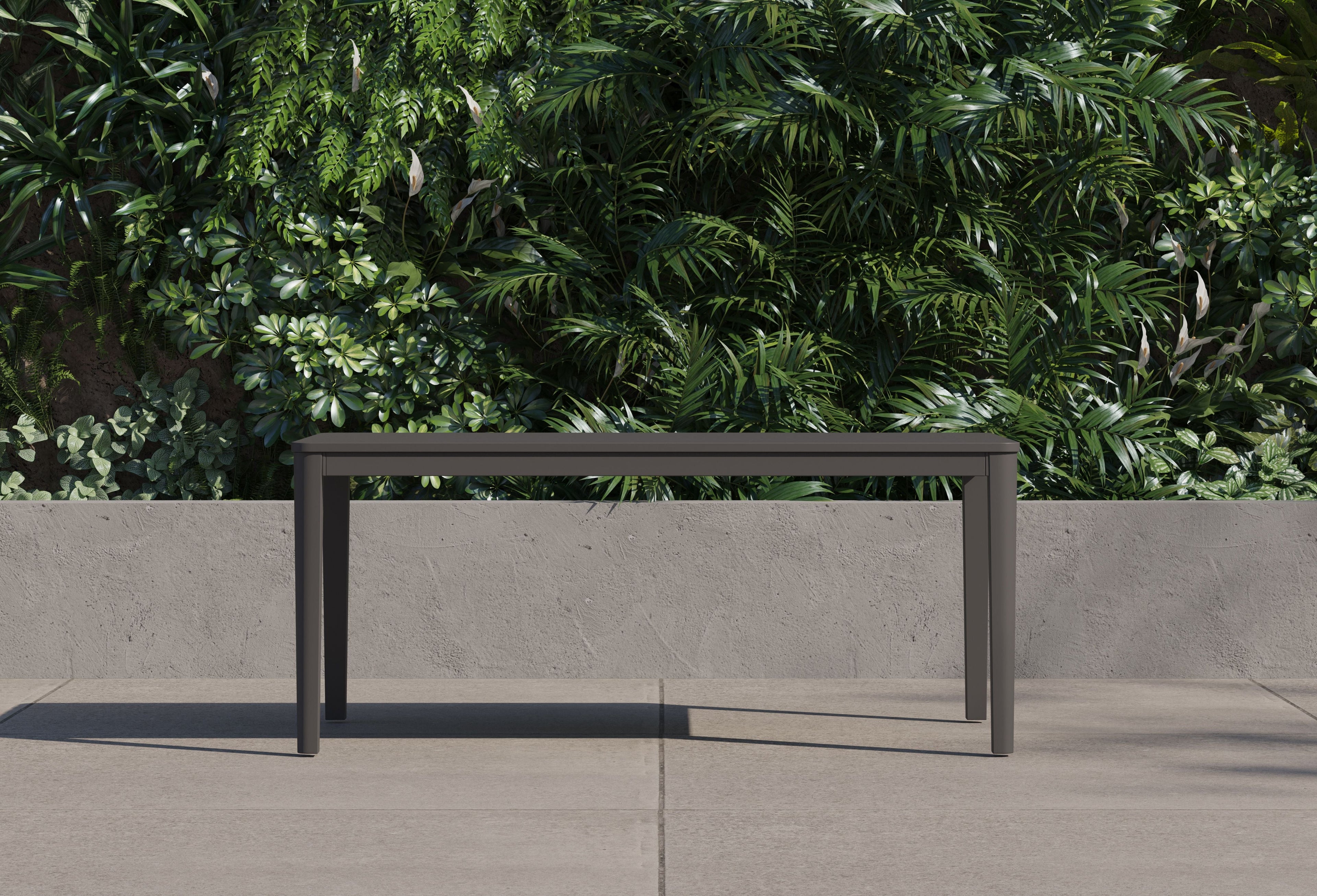 Table de réunion en aluminium