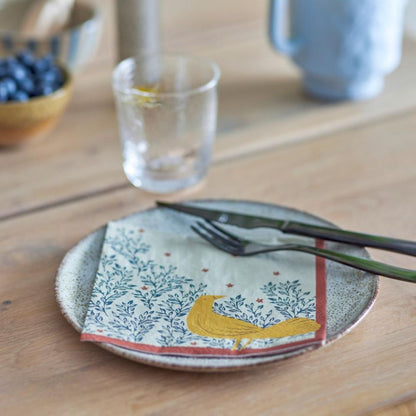 Serviette Hedly, jaune