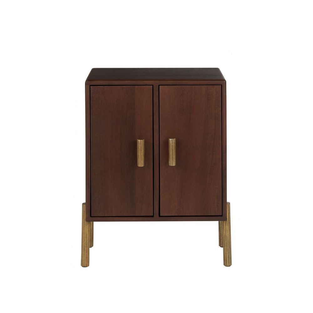 Table de chevet Leonard - Noyer