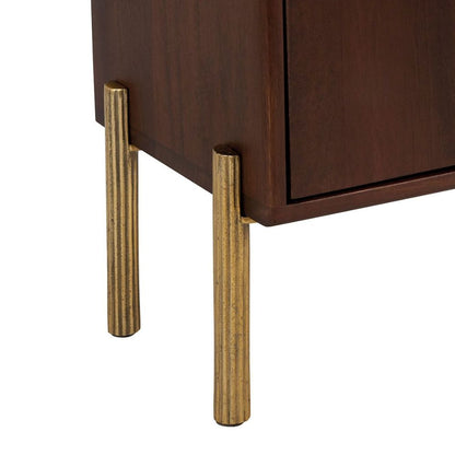 Table de chevet Leonard - Noyer