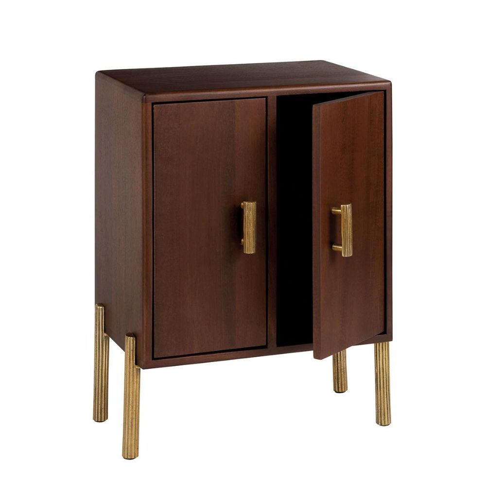 Table de chevet Leonard - Noyer