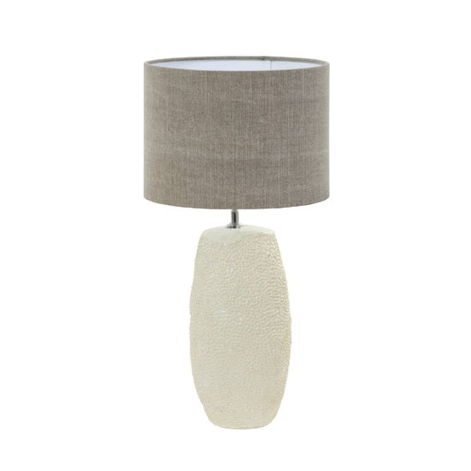 Lampe de table Linden avec abat-jour gris