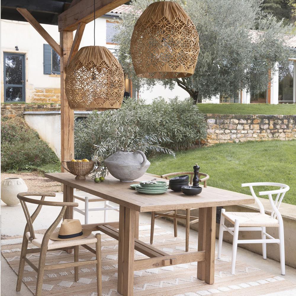 Table de salle à manger Lucetta en chêne