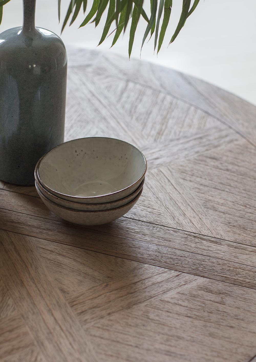 Table de chevet à 2 tiroirs Mustique