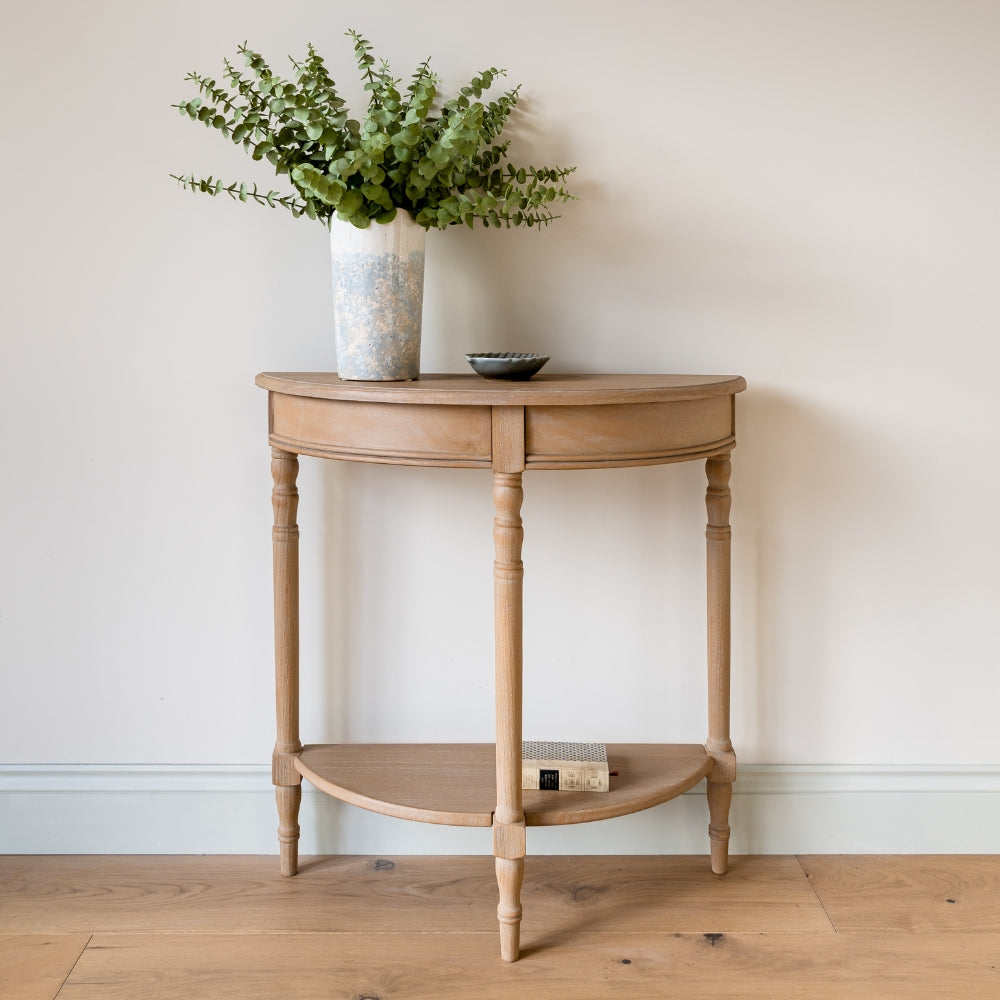 Table console demi-lune Mariella