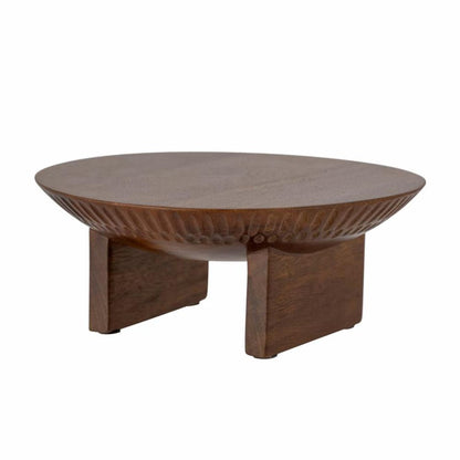 Plateau à gâteau de mai - Brun, bois de manguier