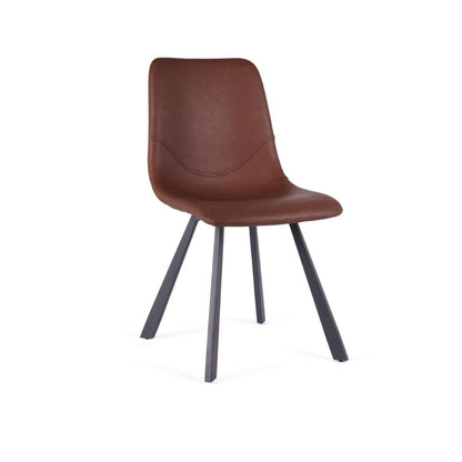 Chaise de salle à manger Niva Cognac