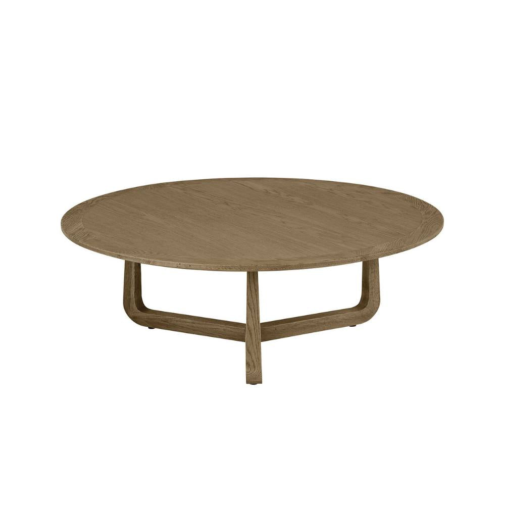 Table basse ronde en bois Noxtam