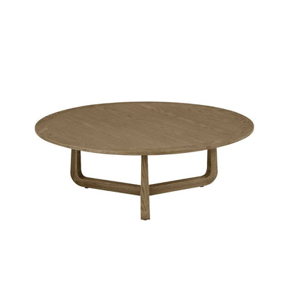 Table basse ronde en bois Noxtam