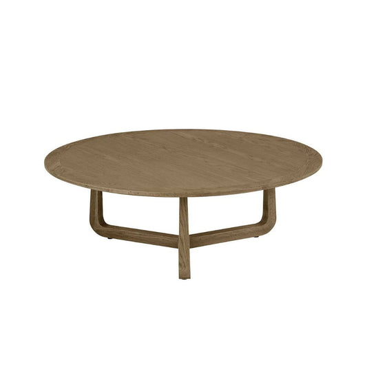 Table basse ronde en bois Noxtam