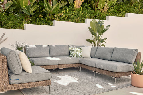 Tapis d'extérieur écologique 1188 gris coquillage