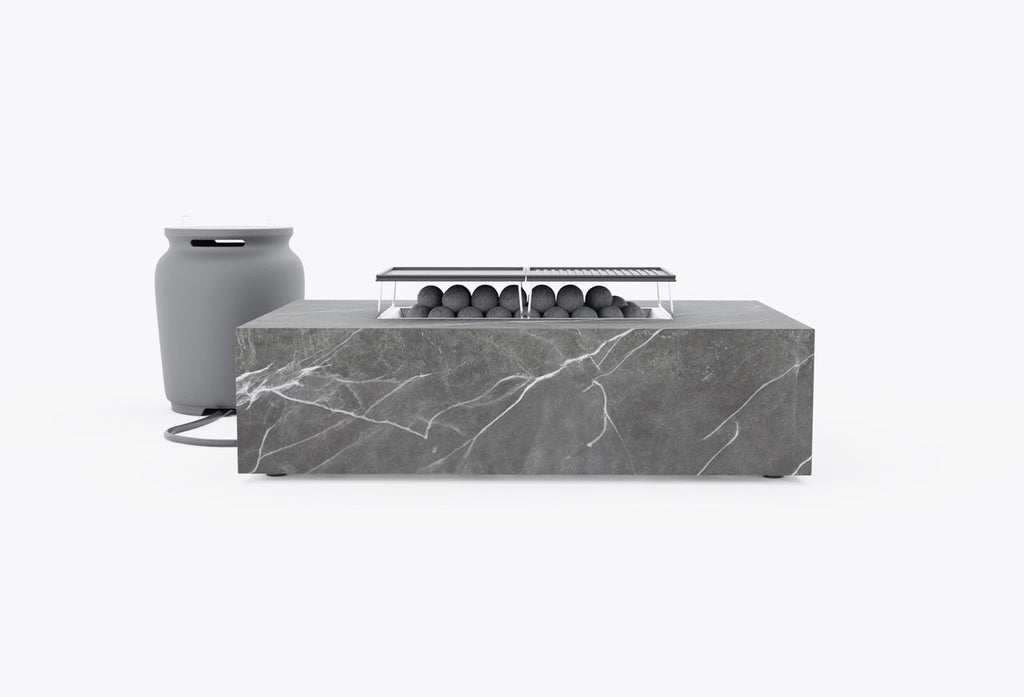 Ensemble de cuisson pour foyer OuterStone + couvercle pour réservoir de propane - Rectangulaire