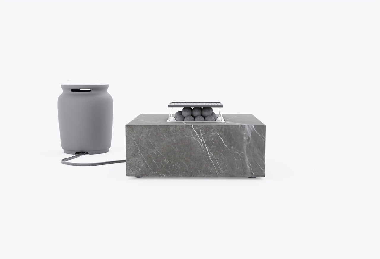 Ensemble de cuisson pour foyer OuterStone + couvercle de réservoir de propane - Carré