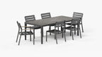 Table à manger d'extérieur OuterStone + 2 fauteuils 595 + 4 chaises sans accoudoirs 595