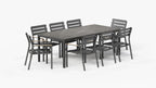 Table à manger d'extérieur OuterStone + 8 fauteuils de salle à manger 595