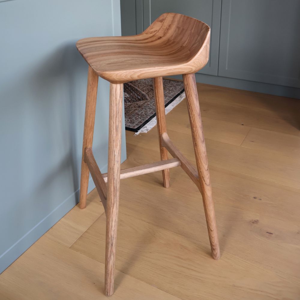 Tabouret rustique James Oak