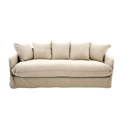 Canapé Flamant Hira – Lin naturel, confort et style intemporels