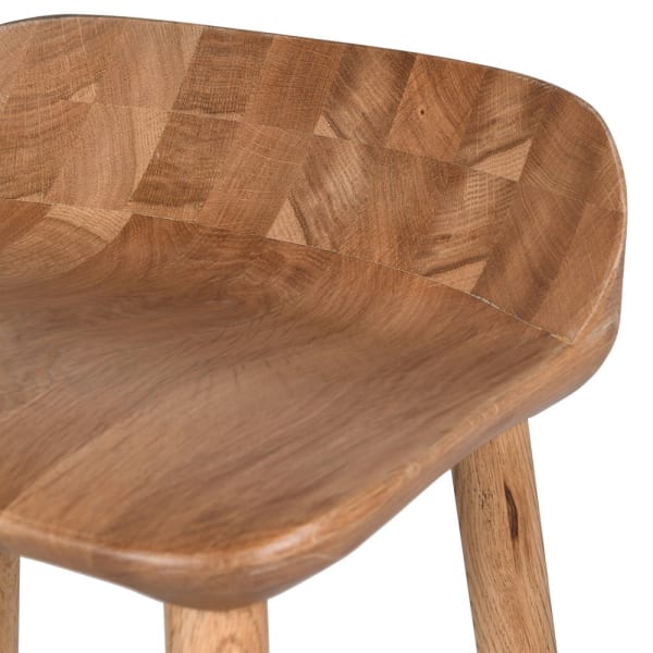 Tabouret rustique James Oak