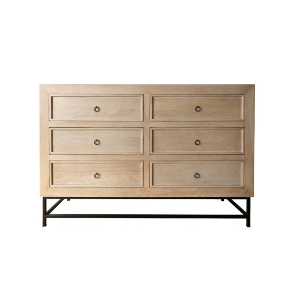 Commode Raleigh à 6 tiroirs