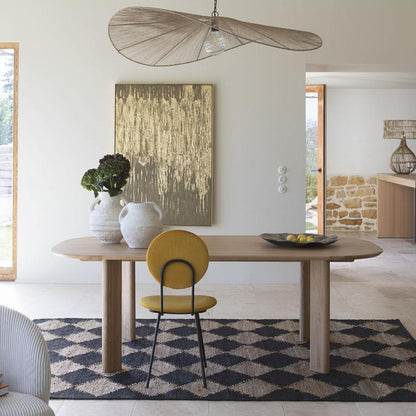 Table de salle à manger ovale Sabrina