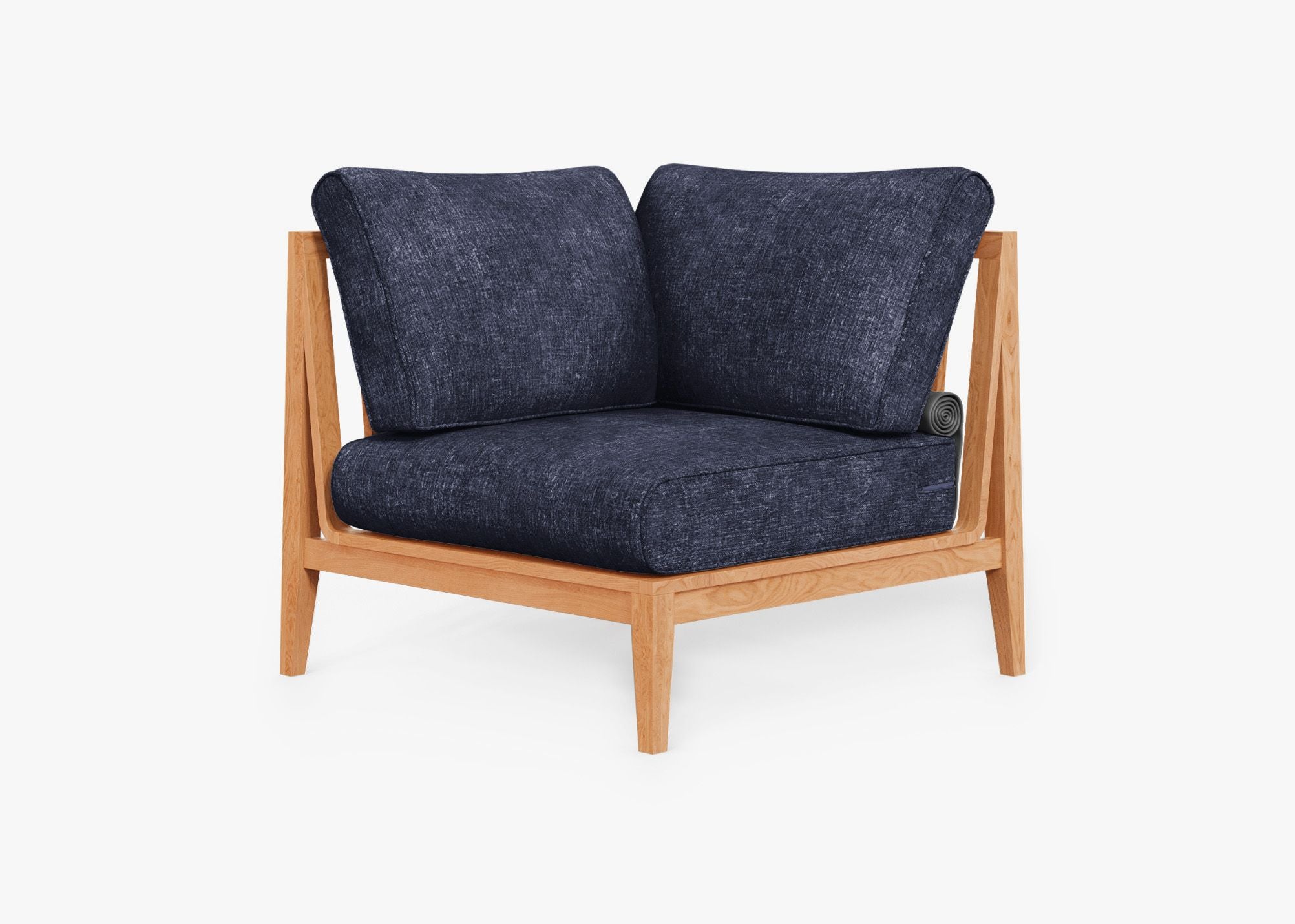 Fauteuil d'extérieur sectionnel en teck - Droite