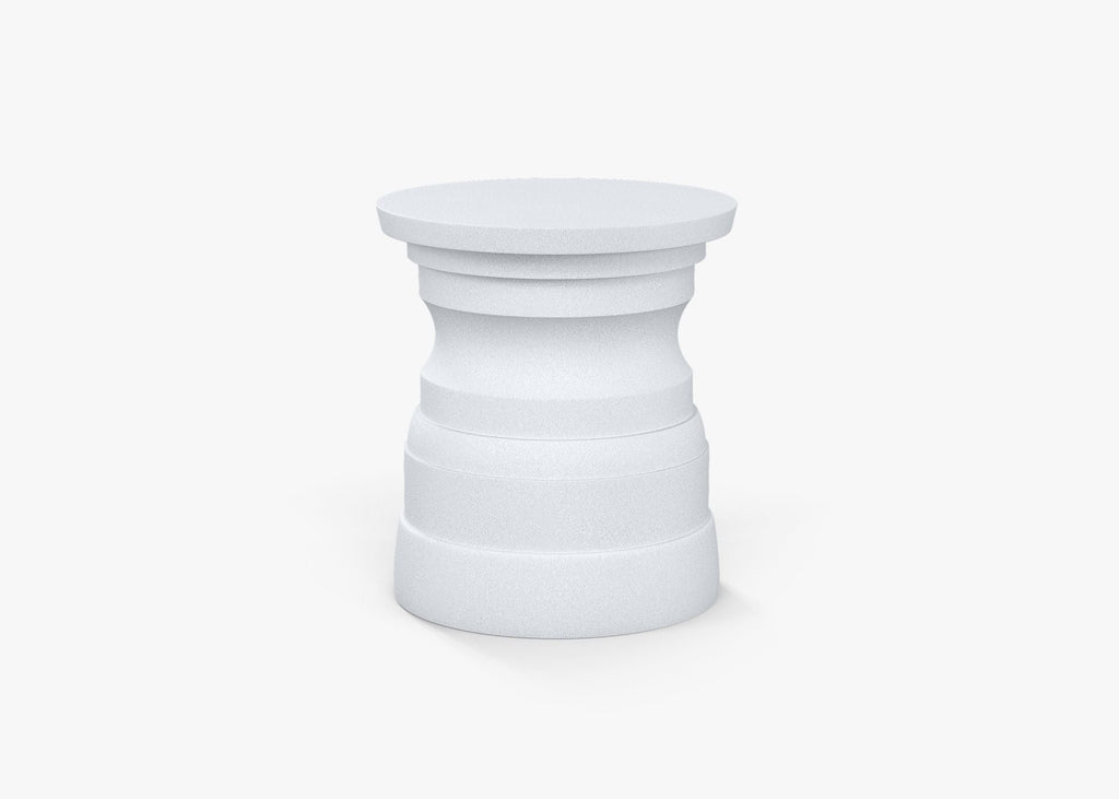 Table d'appoint d'extérieur en béton - à plusieurs niveaux