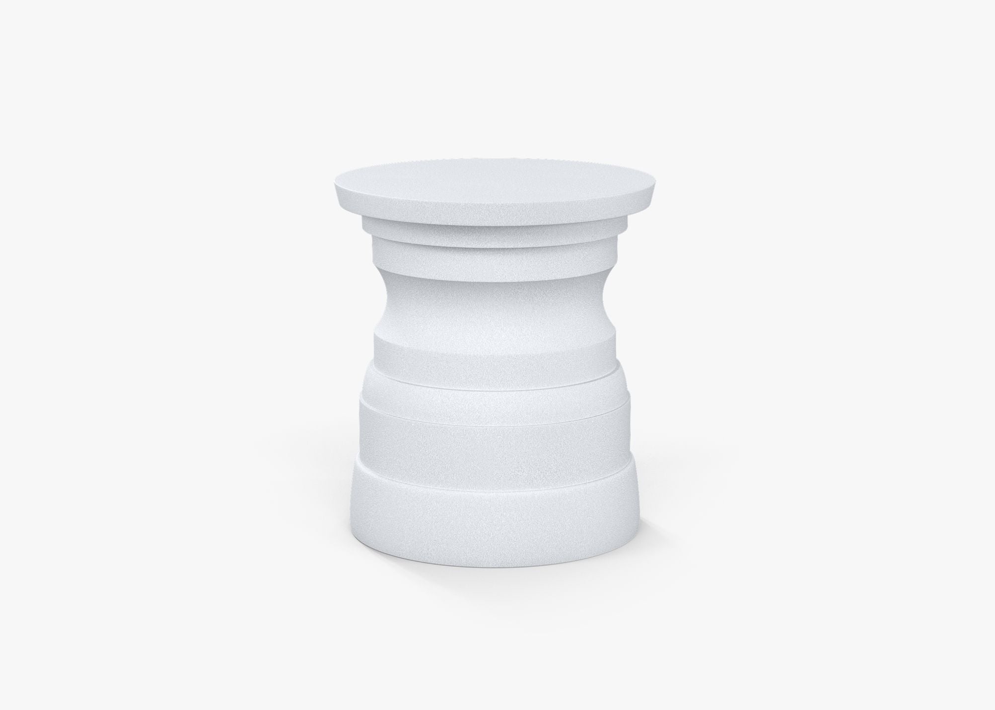 Table d'appoint d'extérieur en béton - à plusieurs niveaux