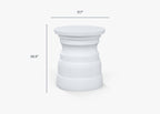 Table d'appoint d'extérieur en béton - à plusieurs niveaux