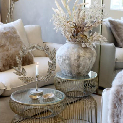 Plateau avec feuille