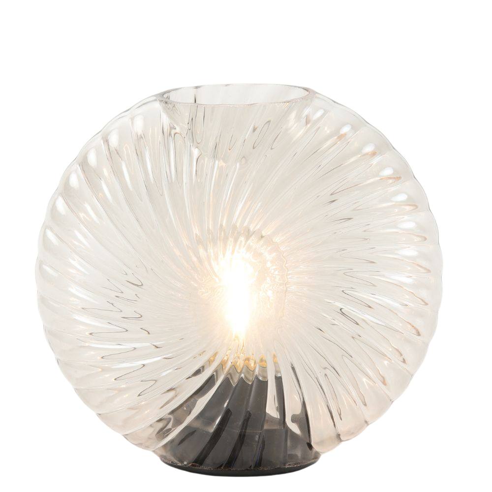 Lampe de table LED en verre - Sable