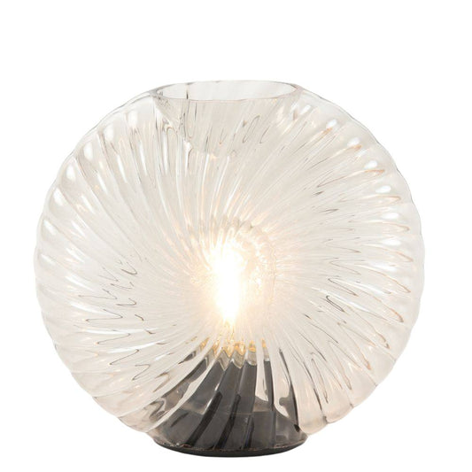 Lampe de table LED en verre - Sable
