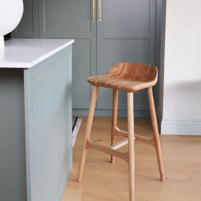 Tabouret rustique James Oak