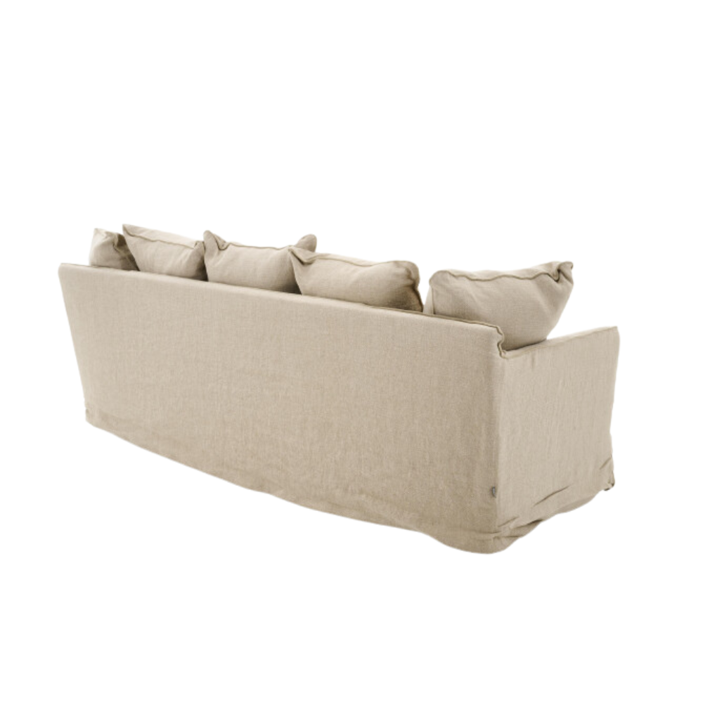 Canapé Flamant Hira – Lin naturel, confort et style intemporels