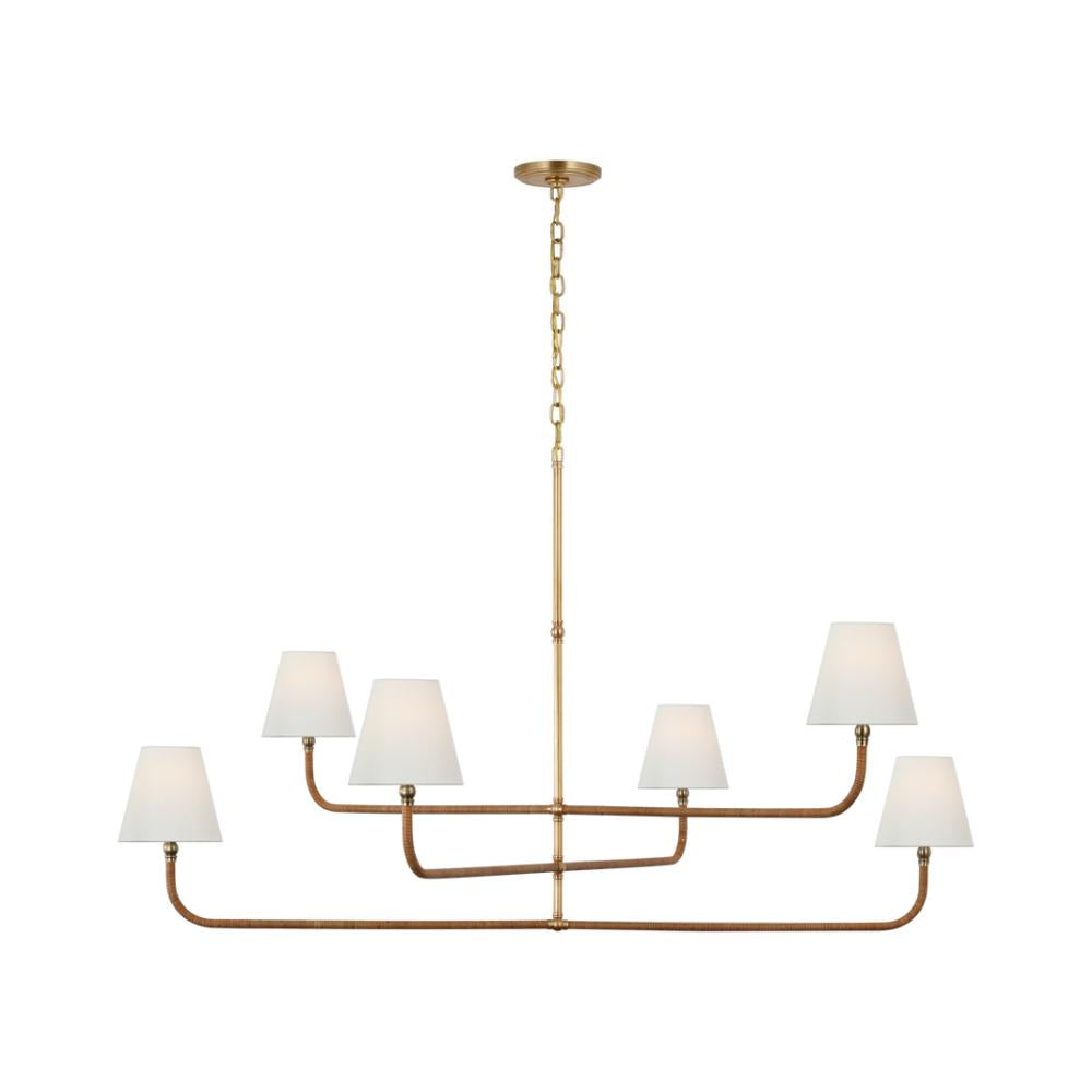 Visual Comfort Basden Grande Lustre à trois niveaux