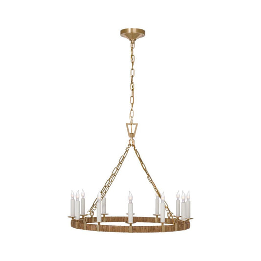 Lustre à anneaux enroulés Darlana moyen de Visual Comfort