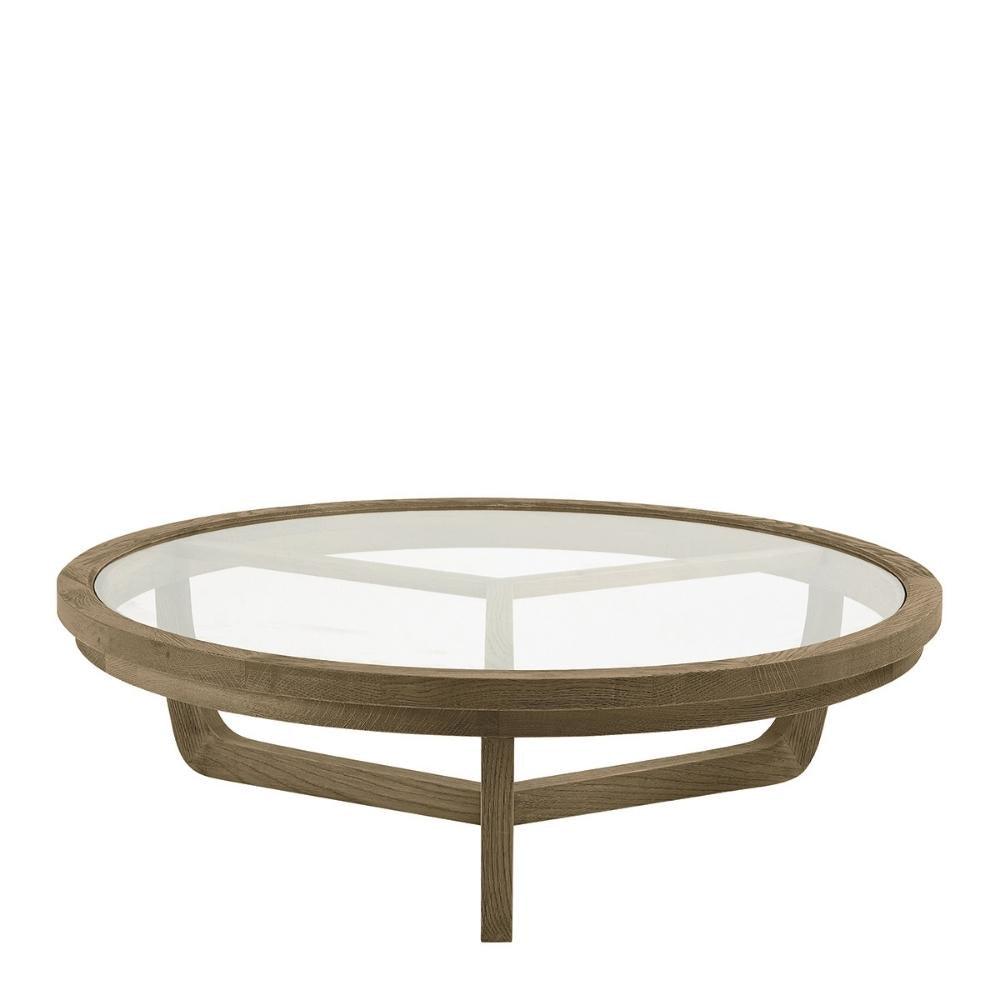 Table basse ronde Noxtam - Verre