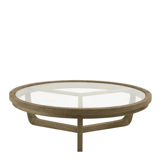 Table basse ronde Noxtam - Verre