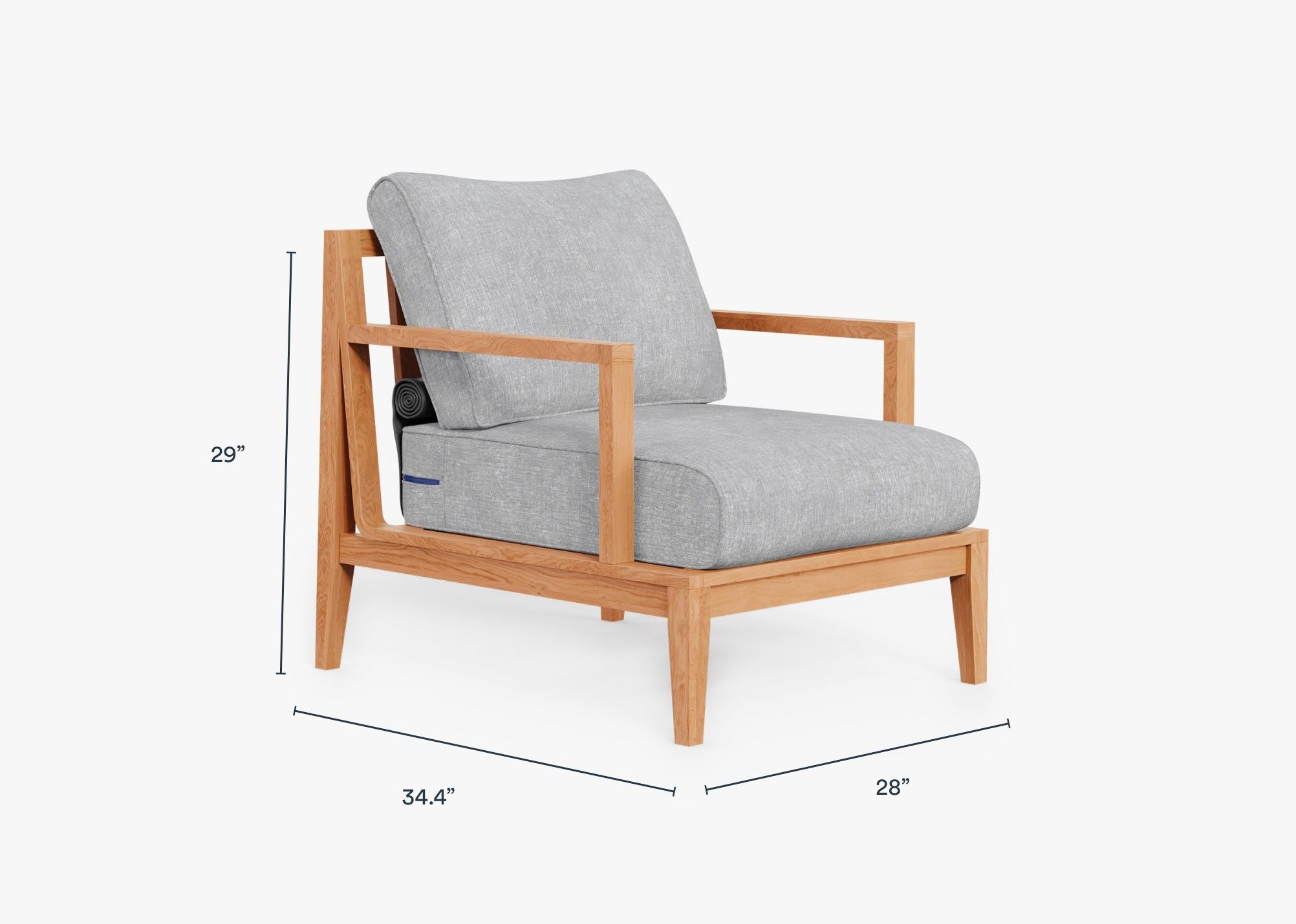 Fauteuil d'extérieur en teck