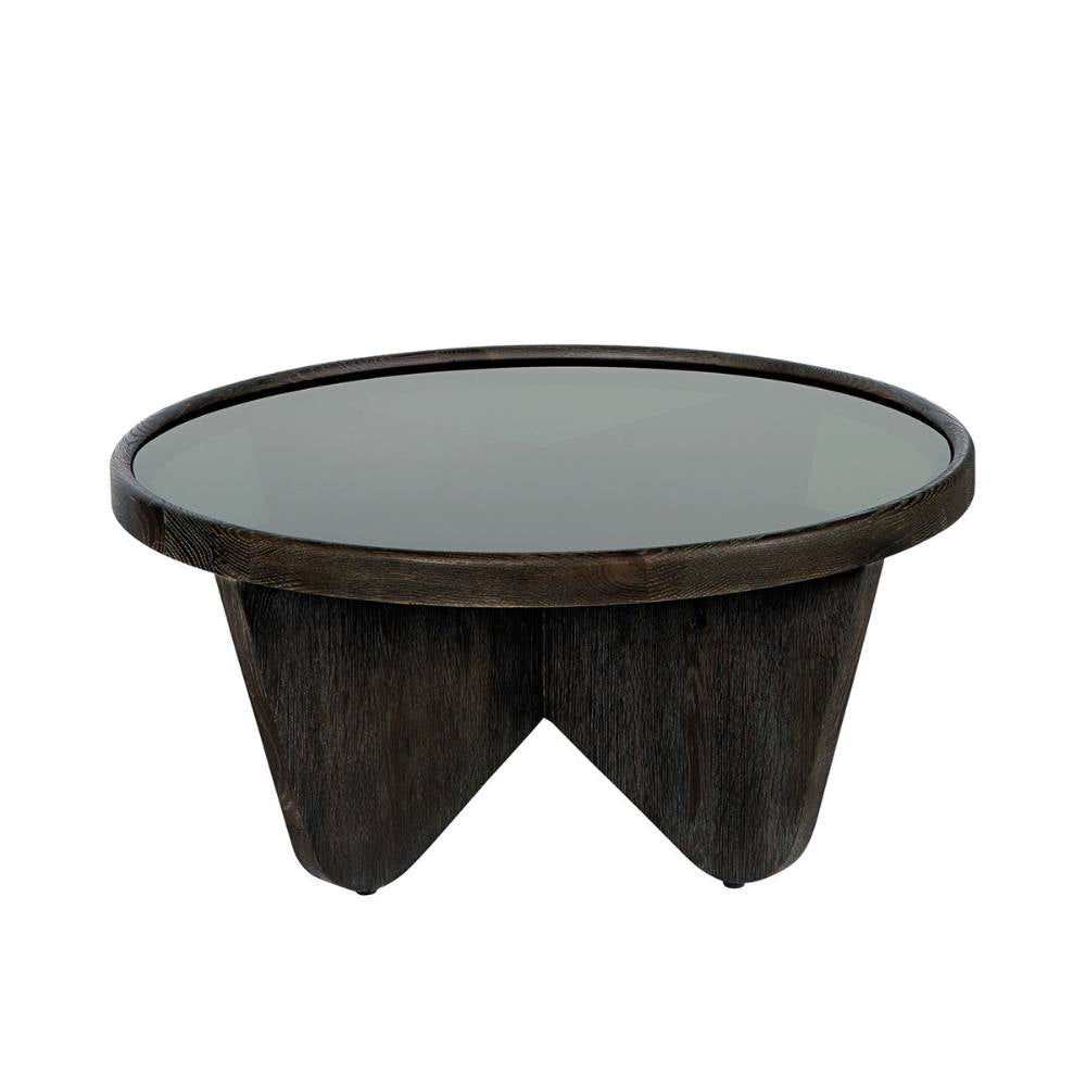 Table basse ronde en saule