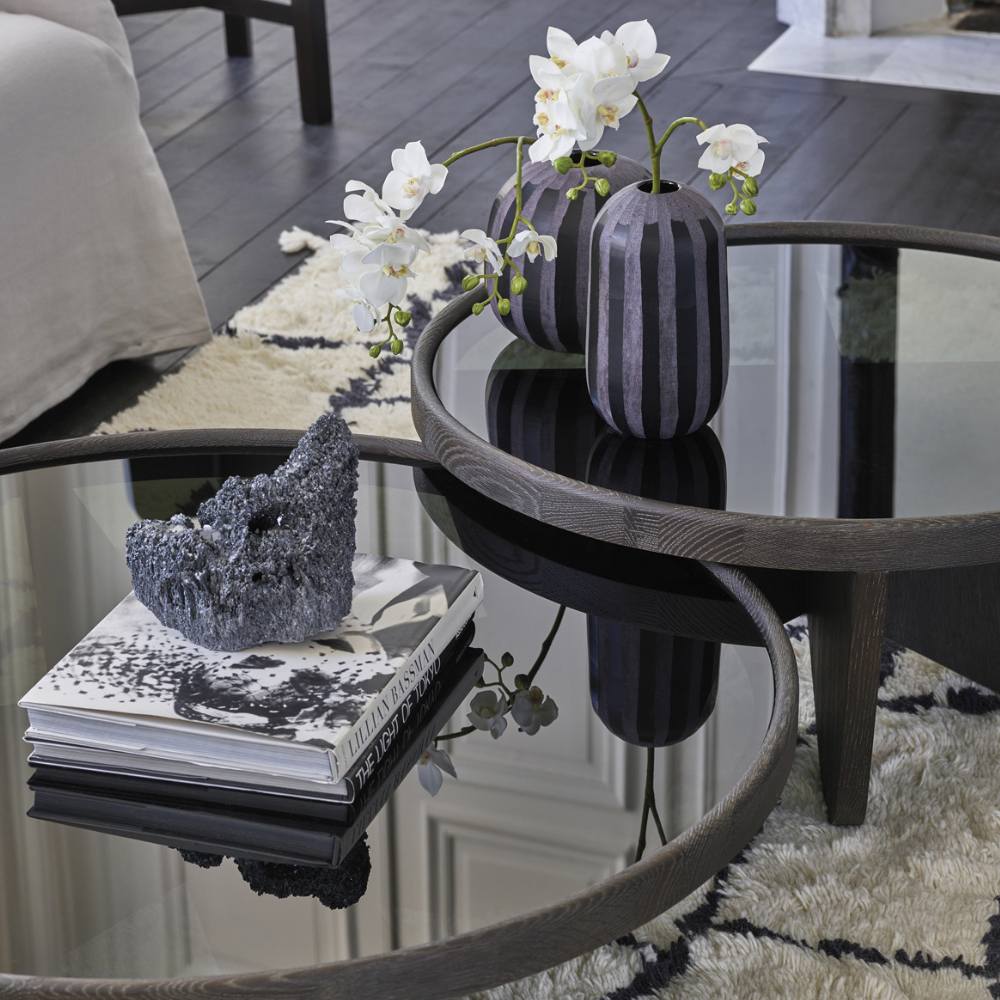 Table basse ronde en saule