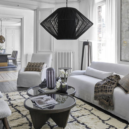 Table basse ronde en saule