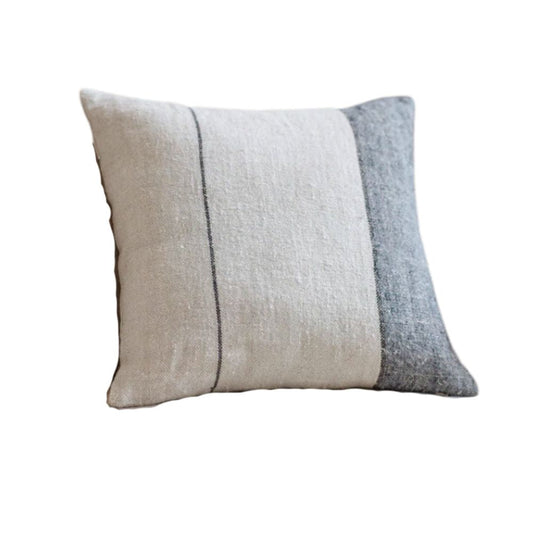 Coussin en lin à rayures Welton