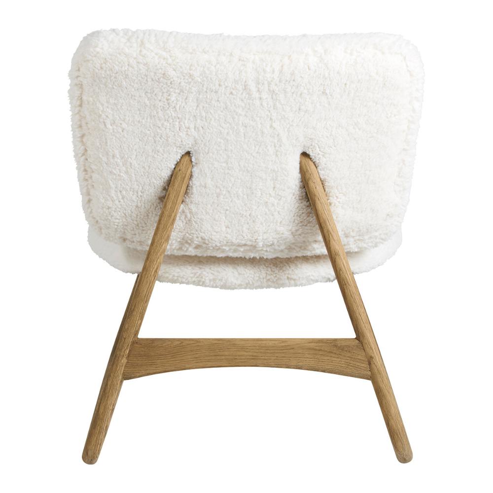 Fauteuil en mousse naturelle Blanc d'Ivoire Zoe