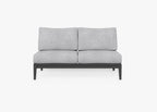 Housse pour causeuse sans accoudoirs en aluminium