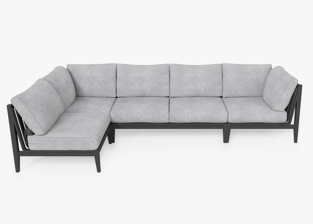 Housse pour canapé sectionnel en aluminium L - 5 places - Droite