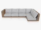 Housse pour canapé sectionnel Wicker L - 5 places - Gauche