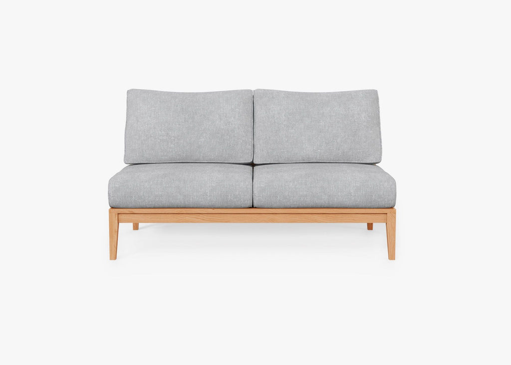 Housse pour causeuse sans accoudoirs en teck