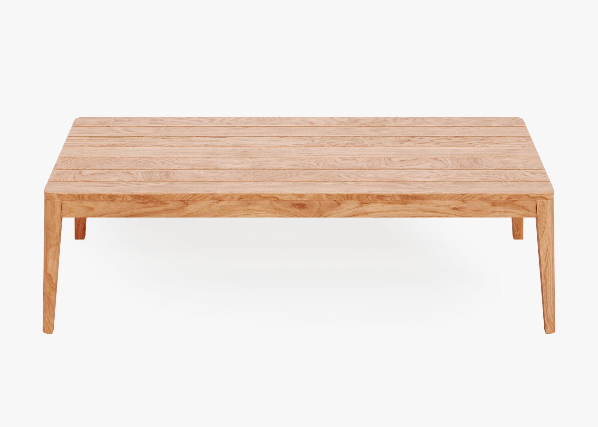 Housse pour table basse en teck - Pied conique